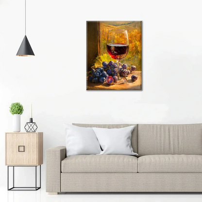 Wein - Malen nach Zahlen