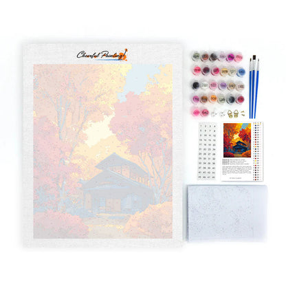 Herbstharmonie - Malen nach Zahlen