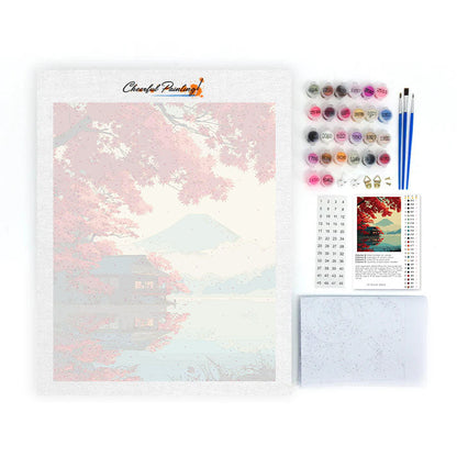 Herbstliche Ruhe - Malen nach Zahlen