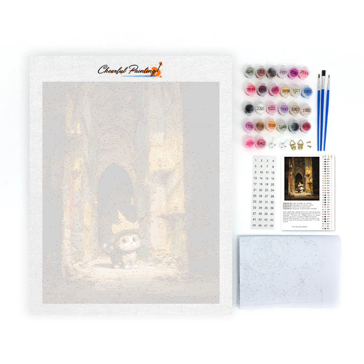 Katzenabenteuer - Malen nach Zahlen