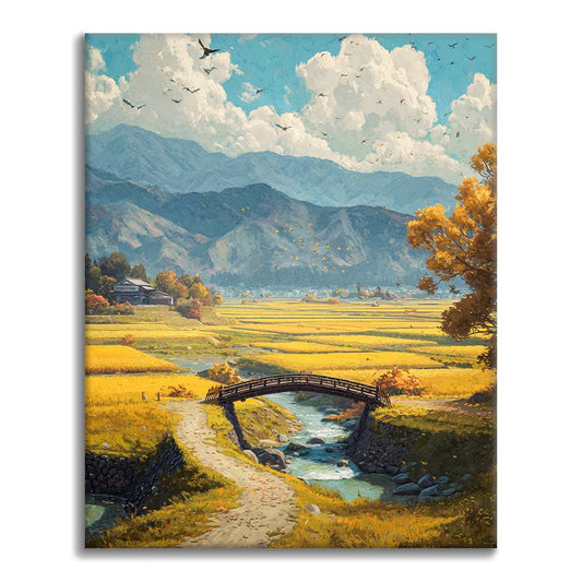 Goldene Ernte - Malen nach Zahlen