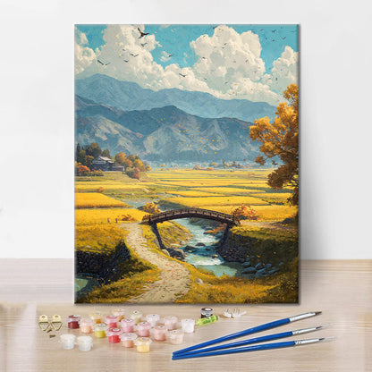 Goldene Ernte - Malen nach Zahlen