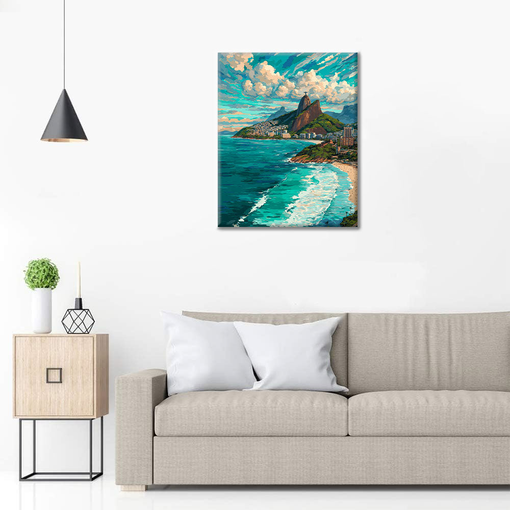 Rio de Janeiro - Malen nach Zahlen