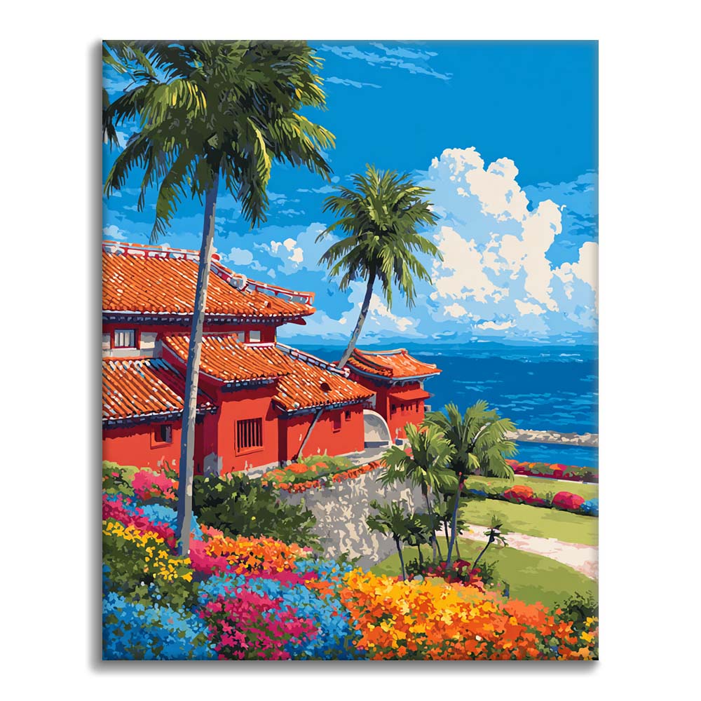 Schloss Shurijo - Malen nach Zahlen