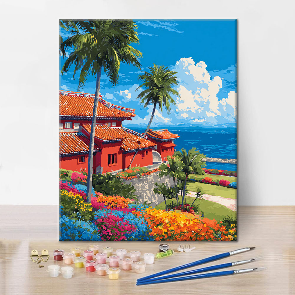 Schloss Shurijo - Malen nach Zahlen