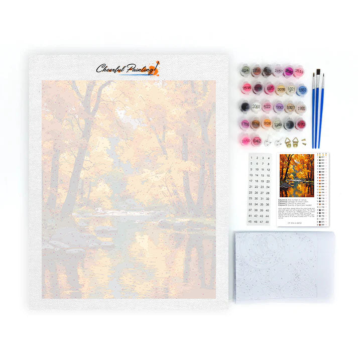 Flüstern des Herbstes - Malen nach Zahlen