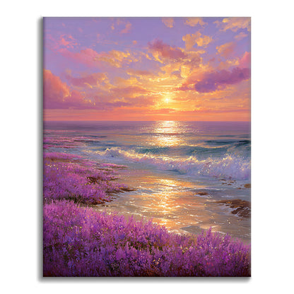 Blühender Horizont – Malen nach Zahlen