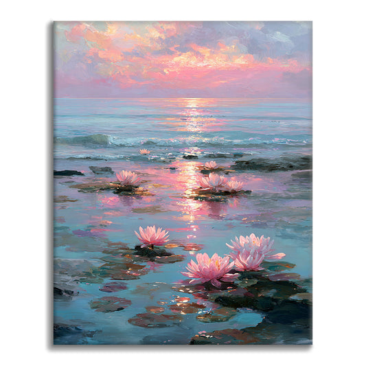 Blush Horizon – Malen nach Zahlen