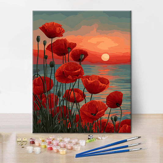 Crimson Dusk – Malen nach Zahlen