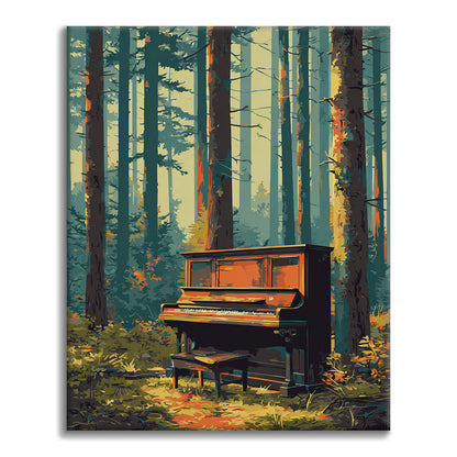 Forest Piano – Malen nach Zahlen