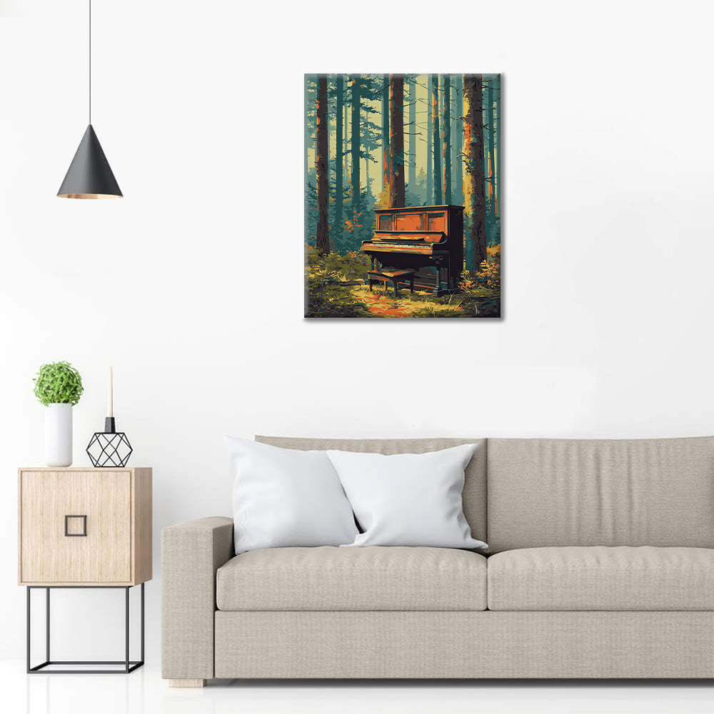 Forest Piano – Malen nach Zahlen