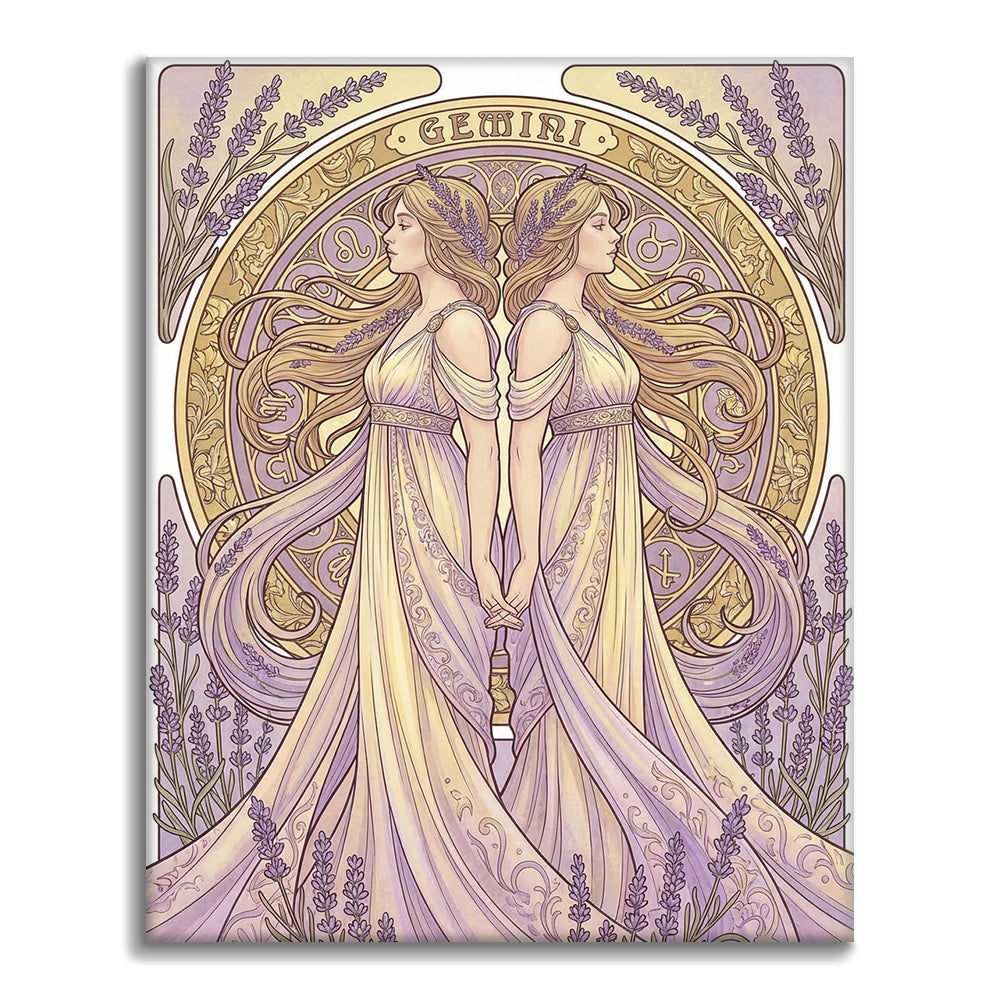 Zwillinge – Malen nach Zahlen