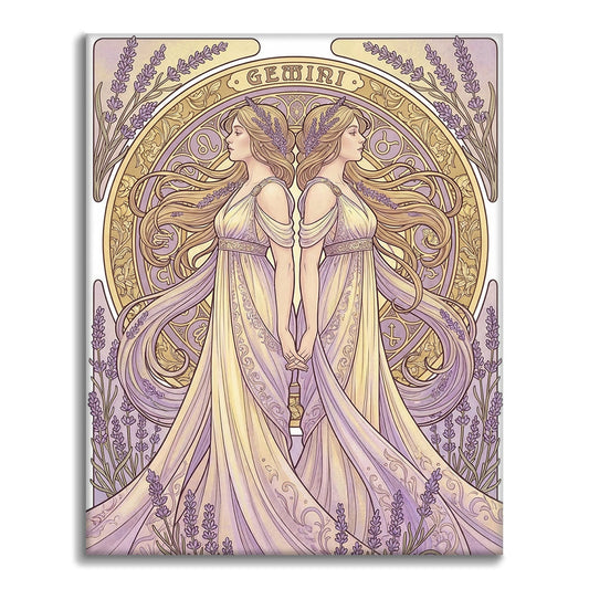 Zwillinge – Malen nach Zahlen