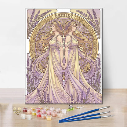 Zwillinge – Malen nach Zahlen