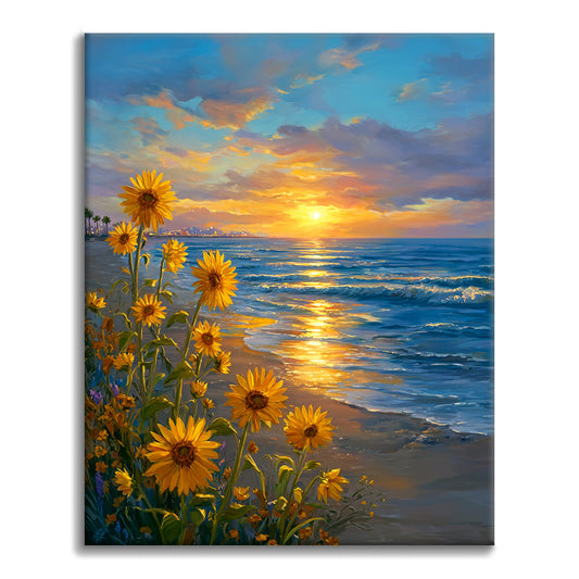 Golden Shore – Malen nach Zahlen