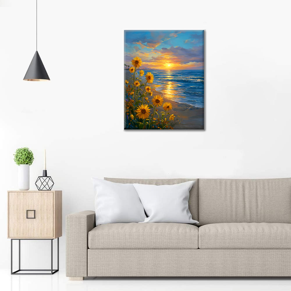 Golden Shore – Malen nach Zahlen