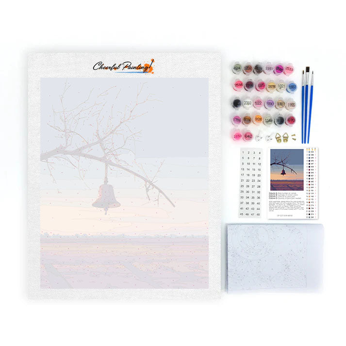 Hängende Glocke – Malen nach Zahlen