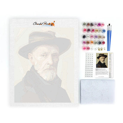 Hutporträt – Malen nach Zahlen