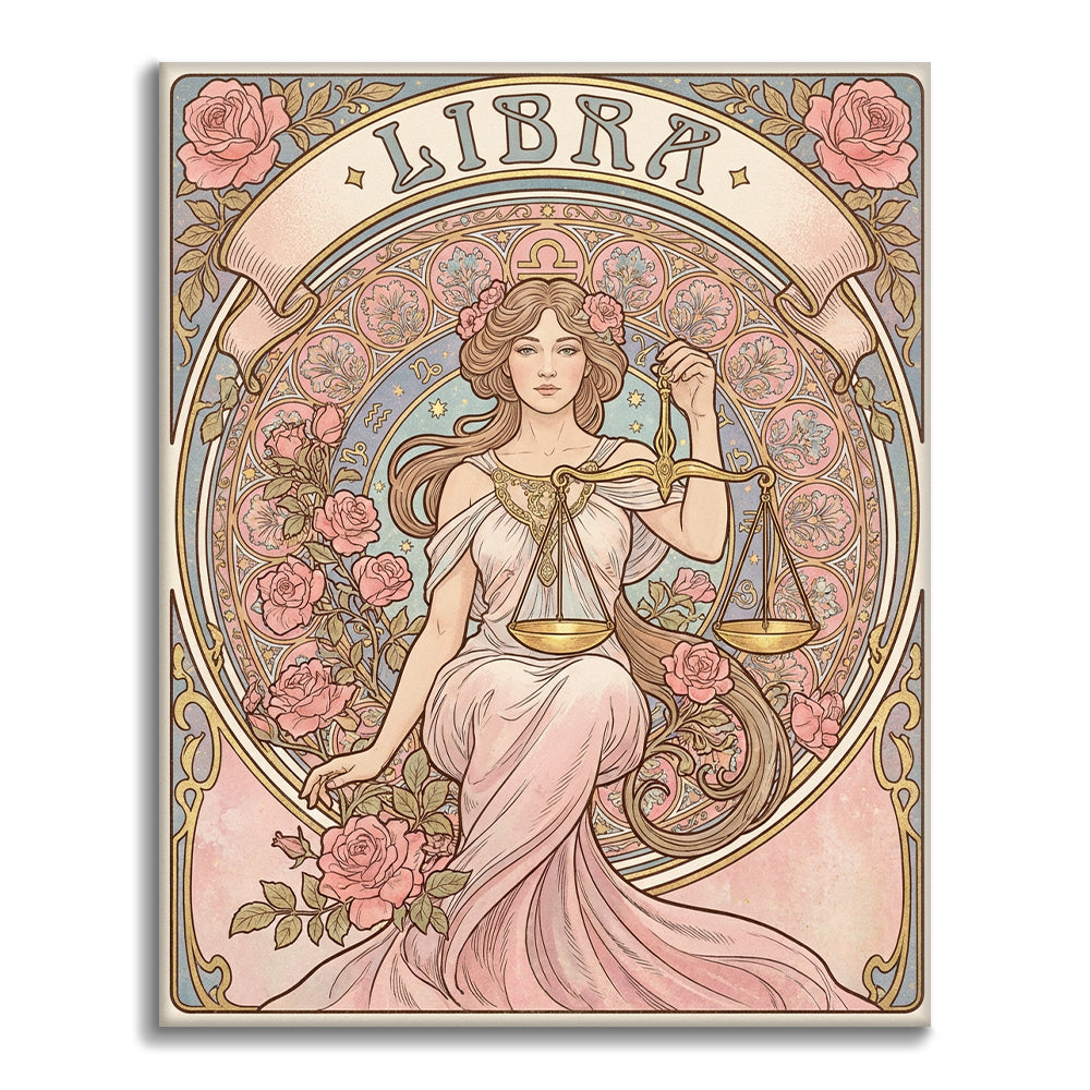 Waage – Malen nach Zahlen