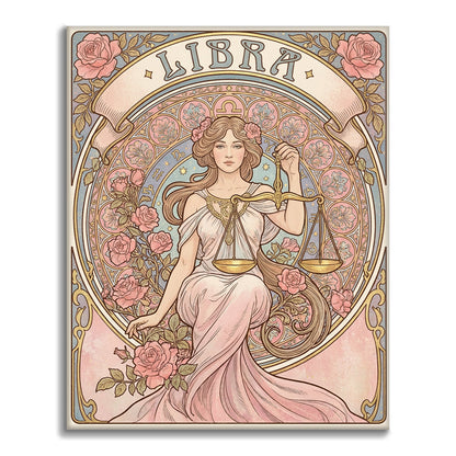 Waage – Malen nach Zahlen