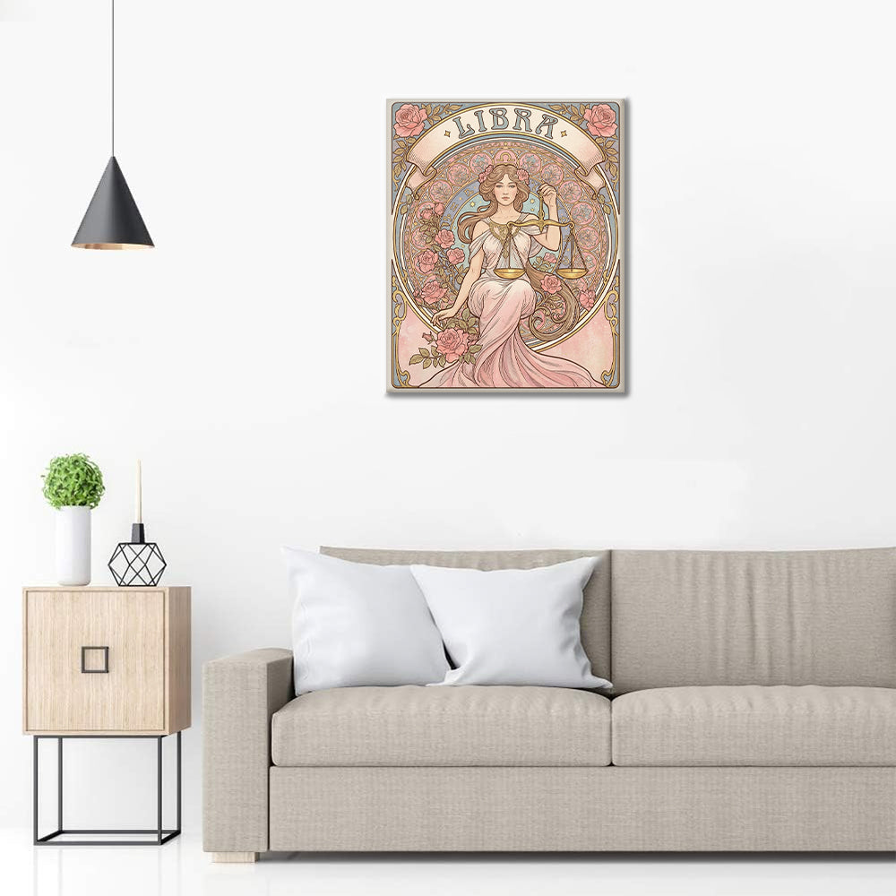 Waage – Malen nach Zahlen