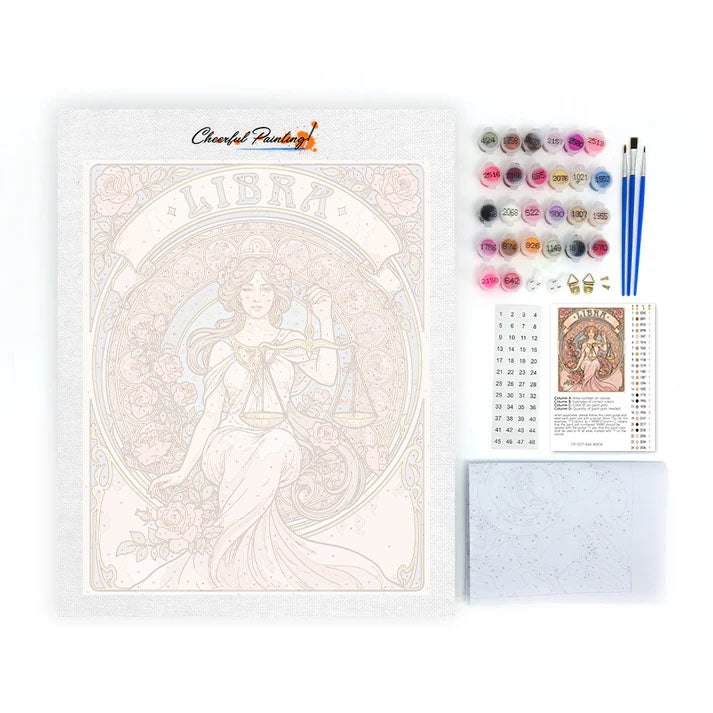 Waage – Malen nach Zahlen