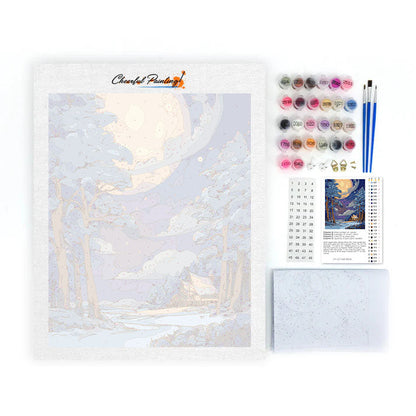 Mondlichtparadies – Malen nach Zahlen