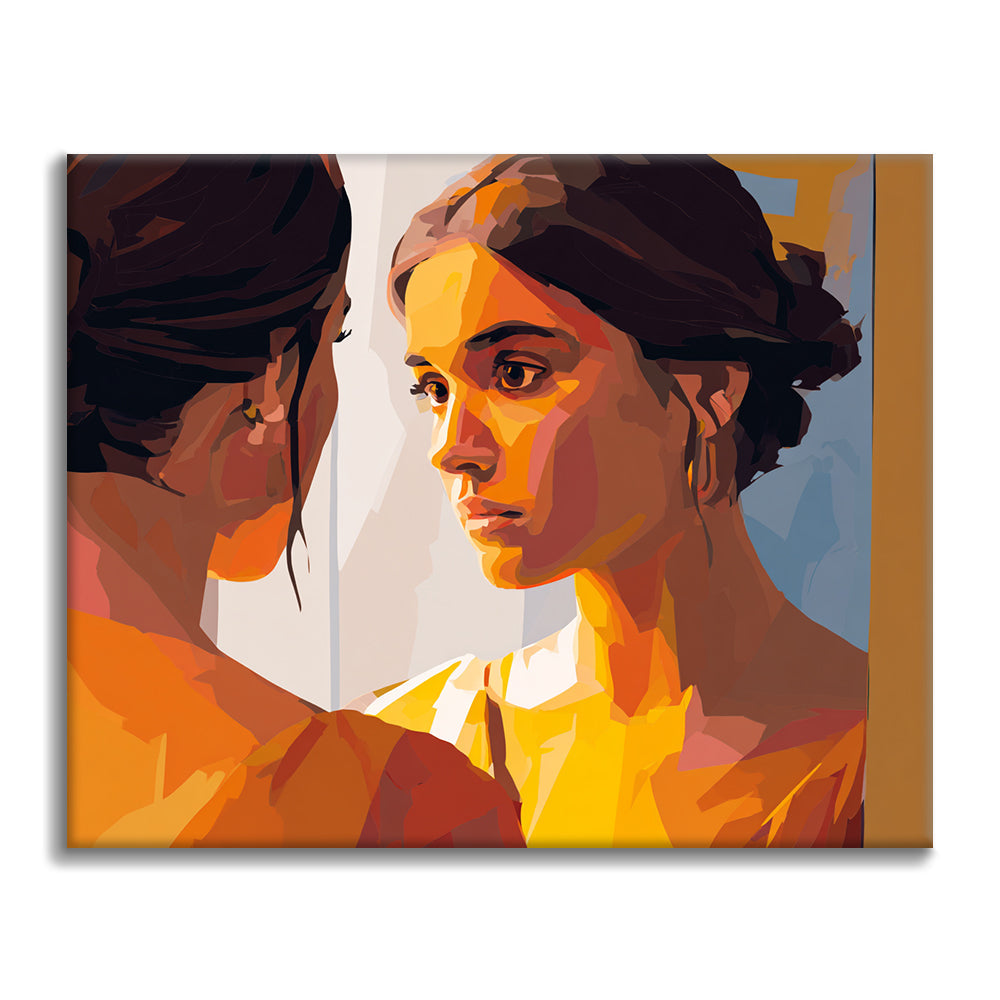 Spiegelbild – Malen nach Zahlen