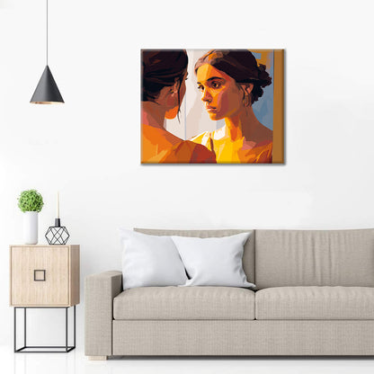 Spiegelbild – Malen nach Zahlen