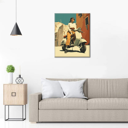 Scooter Girl – Malen nach Zahlen