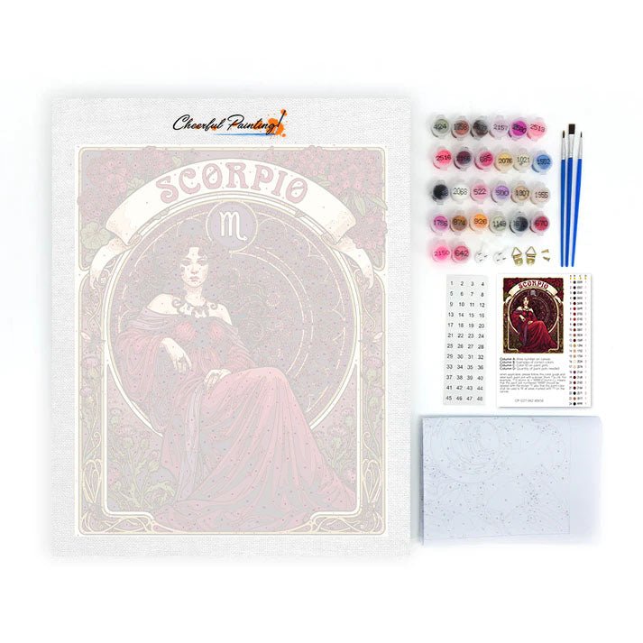 SKORPION - Malen nach Zahlen