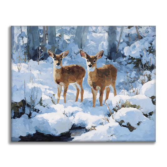 Das stille Paar – Malen nach Zahlen