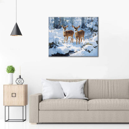 Das stille Paar – Malen nach Zahlen