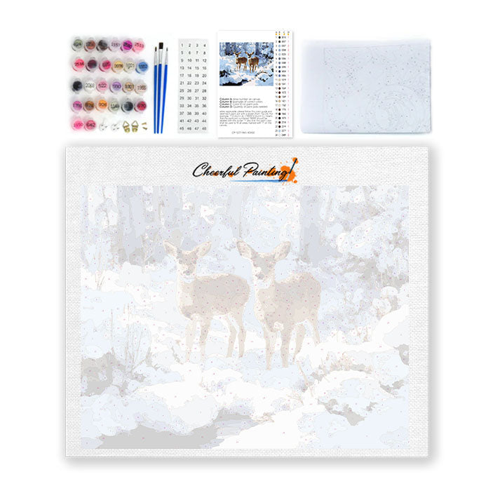 Das stille Paar – Malen nach Zahlen