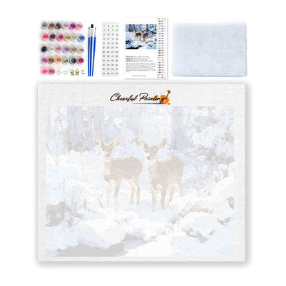 Das stille Paar – Malen nach Zahlen