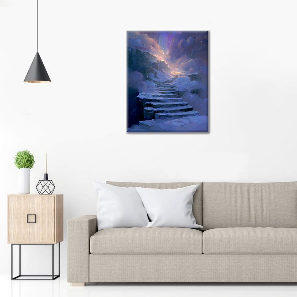 Treppe des Lichts – Malen nach Zahlen