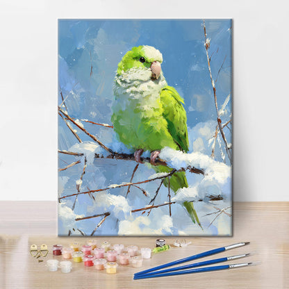 Der Papagei – Malen nach Zahlen