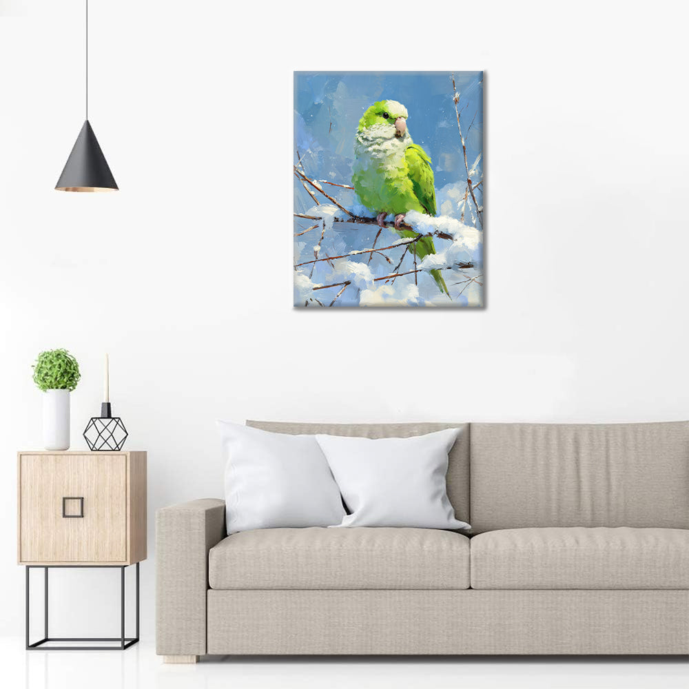 Der Papagei – Malen nach Zahlen