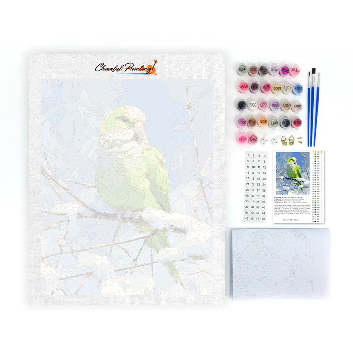 Der Papagei – Malen nach Zahlen