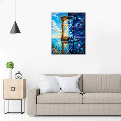 Zeit-Sanduhr – Malen nach Zahlen