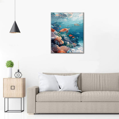 Unterwasserwelt – Malen nach Zahlen