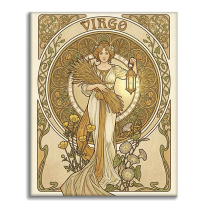 Jungfrau – Malen nach Zahlen