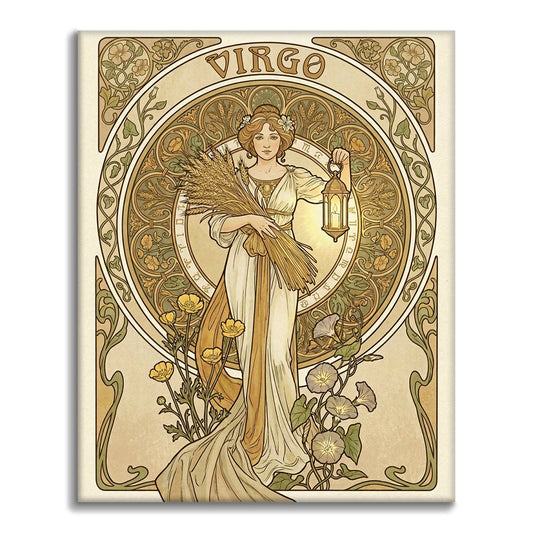 Jungfrau – Malen nach Zahlen