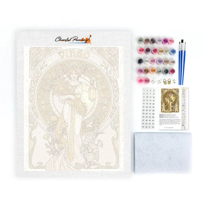 Jungfrau – Malen nach Zahlen