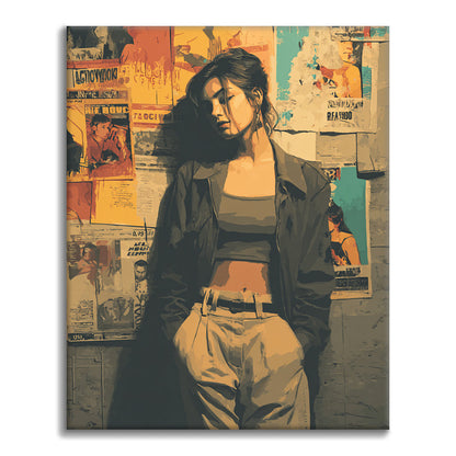 Wallflower Mood – Malen nach Zahlen