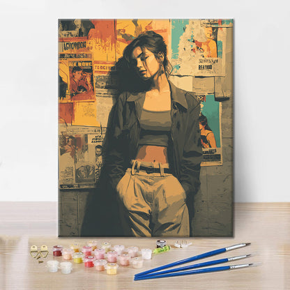 Wallflower Mood – Malen nach Zahlen