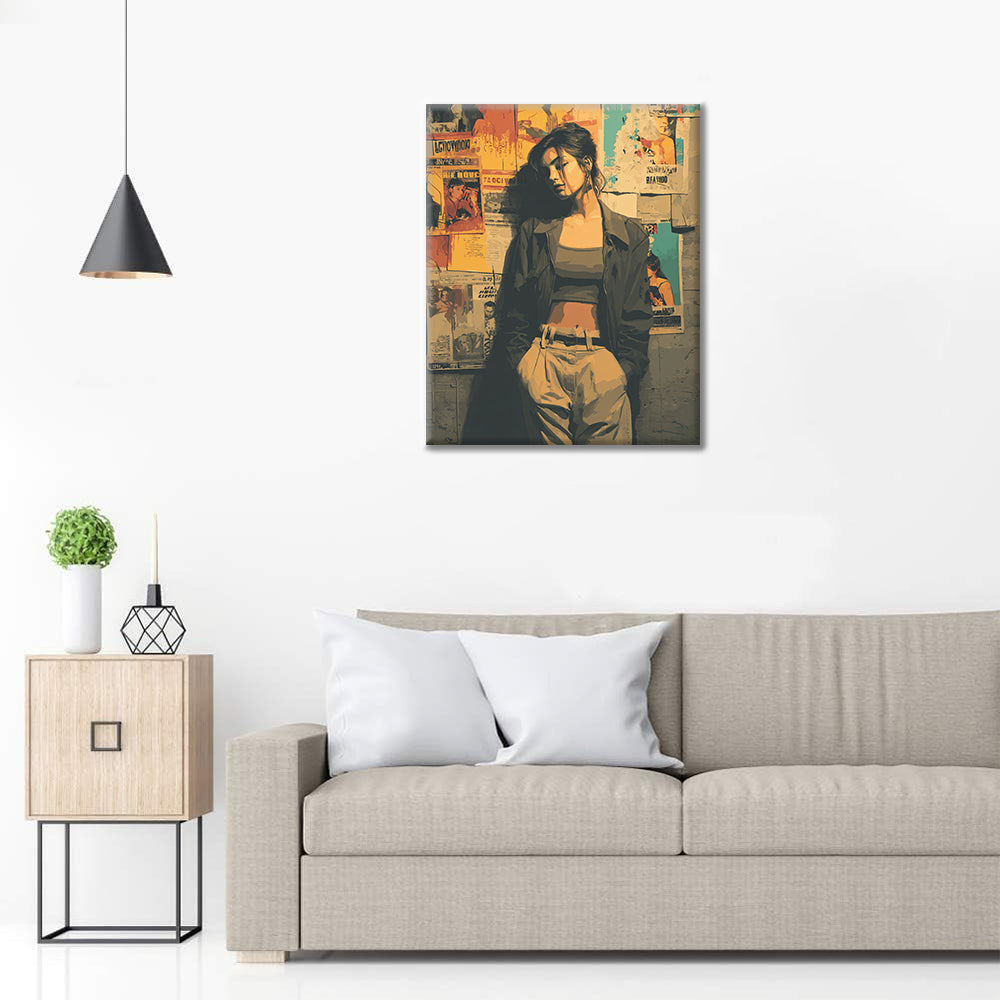 Wallflower Mood – Malen nach Zahlen