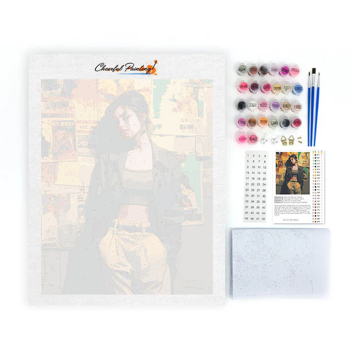 Wallflower Mood – Malen nach Zahlen