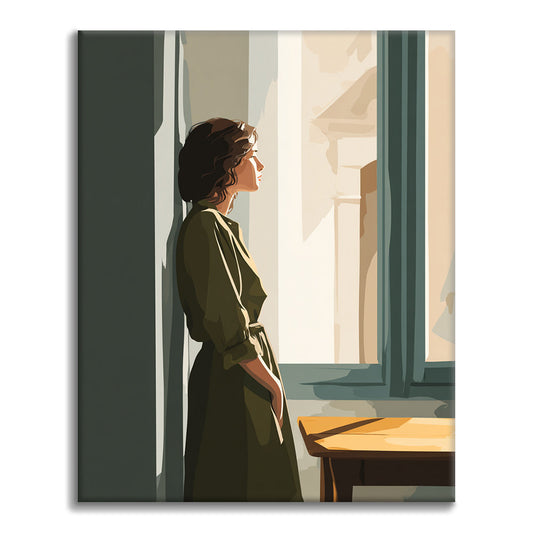 Fensterfigur – Malen nach Zahlen