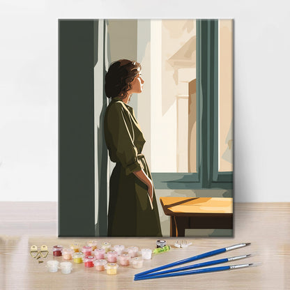 Fensterfigur – Malen nach Zahlen